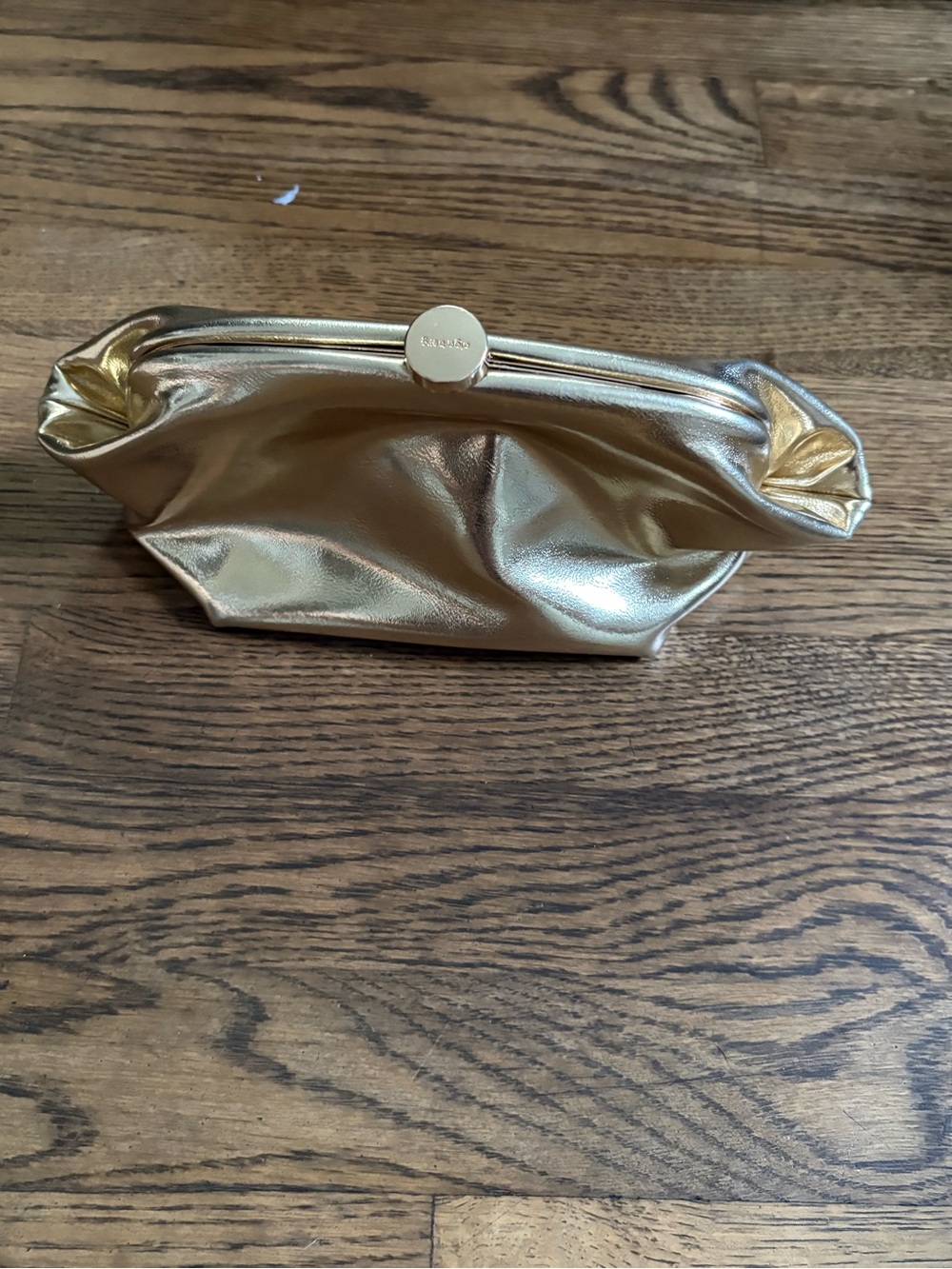 REVOLVE Metallic Gold Clutch Wristlet